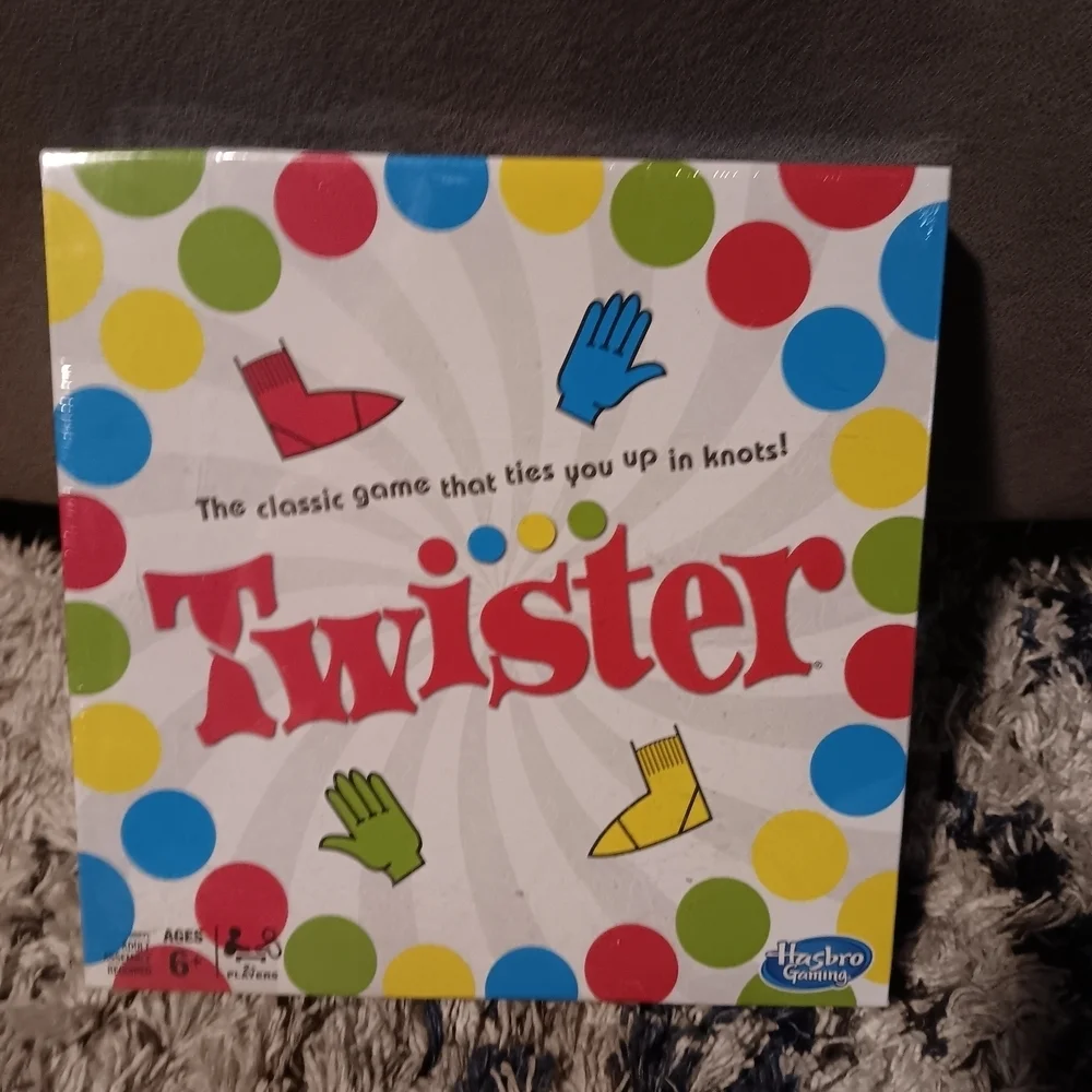 Twister Board Game with Colorful Spinner